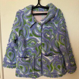 Seaa Wool Jacket with pink lining